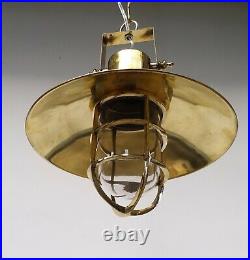 2 Pendant Light Hanging Ceiling Brass lamp Farmhouse Warehouse Room Light