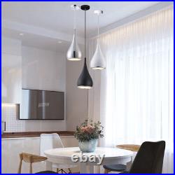 3X Black Pendant Light Bar Lamp Kitchen Chandelier Lighting Hotel Ceiling Lights