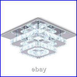 3pc Crystal Ceiling Light Fixtures LED Chandeliers Bedroom Lighting Ceiling Lamp