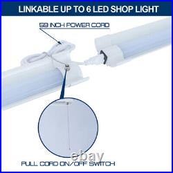 4FT 48W LED Shop Light Garage Workbench Ceiling Lamp Linkable Fixture Daylight