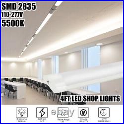 4FT LED Strip Lights Batten Tube Light Office Garage Ceiling Lamp 5000k White