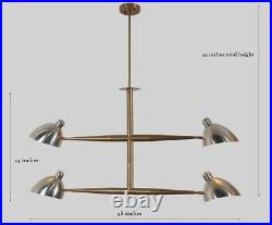 4 Ceiling Light Modern Brass Sputnik Chandelier Beautiful Light Fixture Lamp