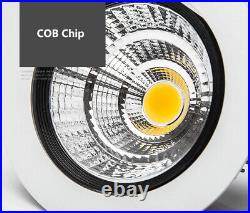 7/9/15/20W Dimmable Recessed LED Ceiling Downlights COB Spot Light Lamp 110-240V