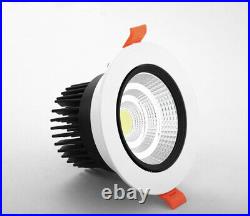 7/9/15/20W Dimmable Recessed LED Ceiling Downlights COB Spot Light Lamp 110-240V