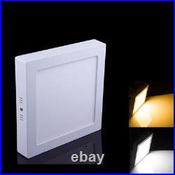 9W 15W 21W Surface Mounted LED Panel Light Dimmable Ceiling Downlight Wall Lamp