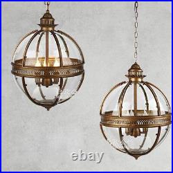 A New Victorian Hotel Globe Pendant E27 Light Ceiling Lamp Home Pendant Fixture