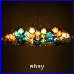 Any size LED Glass Mirror Ball Ceiling Pendant Light Modern Lamp Chandelier