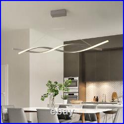Bar LED Pendant Light Kitchen Chandelier Lighting Home Lamp Grey Ceiling Lights