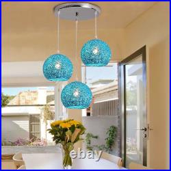 Bar Lamp Kitchen Pendant Light Room Chandelier Lighting Home Blue Ceiling Lights