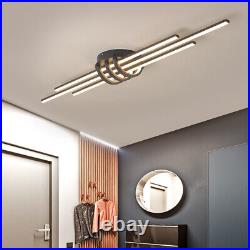 Bedroom Ceiling Lights Black Chandelier Lighting Hallway Pendant Light Bar Lamp