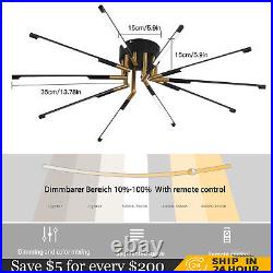 Ceiling Light Led Chandelier Ceiling Lamp Fixture Dimmable Lamp withRemote Control