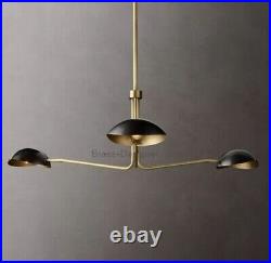 Chandelier Italian Ceiling Light Brass Mid Century modern lamp