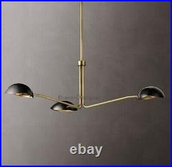 Chandelier Italian Ceiling Light Brass Mid Century modern lamp