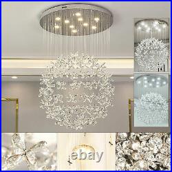 Crystal Luxury Ceiling Lamp Chandelier Ceiling Light Shade Modern Flower Pendant