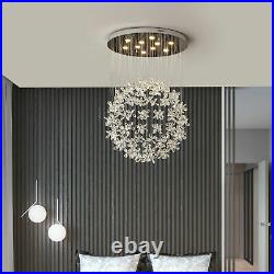 Crystal Luxury Ceiling Lamp Chandelier Ceiling Light Shade Modern Flower Pendant