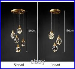 Crystal chandelier led stair light Pendant Lights Ceiling Lamp Lighting Kitchen