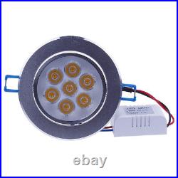 Dimmable 9W 12W 15W 27W 36W LED Ceiling Recessed Down Light Fixture Lamp &Driver