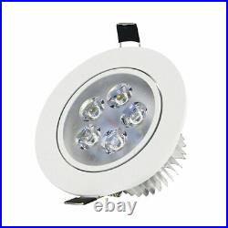 Dimmable LED Recessed Ceiling Downlight Spot Light Lamp Fixture Round 9W 12W 15W