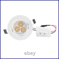 Dimmable Recessed Led Ceiling Down Light Lamp Fixture 9W 15W 21W Spotlight Round