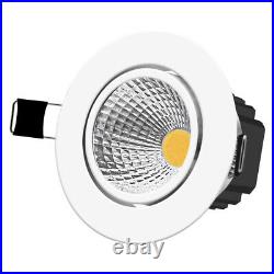 Dimmable Recessed Led Ceiling Downlight COB Spotlight Lamp 12/15/20W 110V 220V