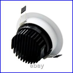 Dimmable Recessed Led Ceiling Downlight COB Spotlight Lamp 12/15/20W 110V 220V