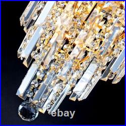 Elegant Pendant Lighting Crystal Chandelier Ceiling Light Lamp Fixture Dia-15.7