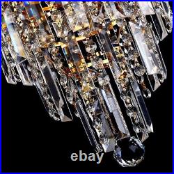 Elegant Pendant Lighting Crystal Chandelier Ceiling Light Lamp Fixture Dia-15.7