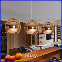 Glass Mirror Ball Ceiling Pendant Light Modern Lamp Chandelier 7 Sizes