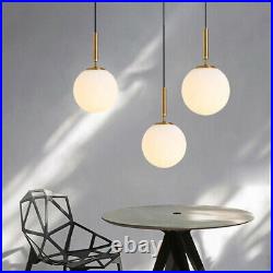 Glass Pendant Light Kitchen Chandelier Light Bar Lamp Dinning Room Ceiling Light