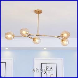 Glass Pendant Light Kitchen Lamp Bar Chandelier Lighting Shop Gold Ceiling Light