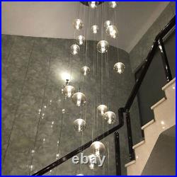 Hotel Chandelier Lighting Shop Stair Lamp Glass Pendant Light Bar Ceiling Lights