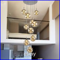 Hotel Chandelier Lighting Shop Stair Lamp Glass Pendant Light Bar Ceiling Lights