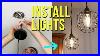 How To Install Ceiling Light Fixtures New U0026 Replacement Pendant Lighting