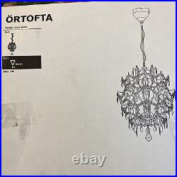 Ikea ORTOFTA Chandelier Ceiling Light Lamp Discontinued
