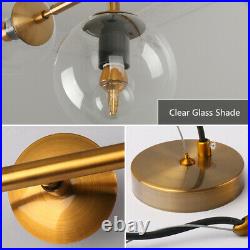 Kitchen Gold Chandelier Lighting Home Pendant Light Bar Lamp Glass Ceiling Light