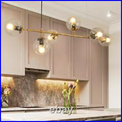 Kitchen Gold Chandelier Lighting Home Pendant Light Bar Lamp Glass Ceiling Light