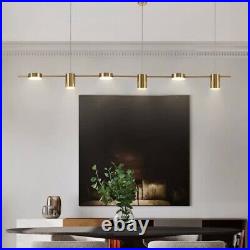 Kitchen Pendant Light Bar Gold Lamp Home Chandelier Lighting LED Ceiling Lights