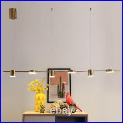 Kitchen Pendant Light Bar Gold Lamp Home Chandelier Lighting LED Ceiling Lights