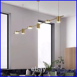 Kitchen Pendant Light Bar Gold Lamp Home Chandelier Lighting LED Ceiling Lights