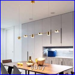 Kitchen Pendant Light Bar Gold Lamp Home Chandelier Lighting LED Ceiling Lights