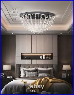 LED Bedroom ceiling lamp living room round crystal light luxury lamp Lighting