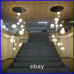 LED Chandelier Modern Ceiling Light Lighting White Glass Pendant Lamp Fixtures