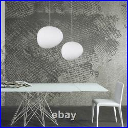 LED Chandelier Modern Ceiling Light Lighting White Glass Pendant Lamp Fixtures