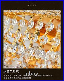 LED Crystal Ceiling Light Living Room Chandelier villa lobby hall Big Lamp Decor