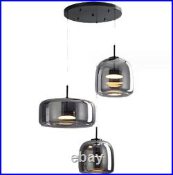 LED Glass Shade Ceiling Pendant Light Chandelier Hanging Lamp Indoor Lighting