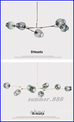 LED Modern Nordic Ceiling Lights Molecular Glass Pendant Light Chandeliers Lamp