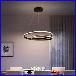 LED Pendant Light Black Ceiling Lights Bedroom Lamp Kitchen Chandelier Lighting