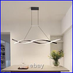 LED Pendant Light Home Black Lamp Kitchen Chandelier Lighting Bar Ceiling Light