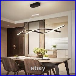 LED Pendant Light Kitchen Black Chandelier Lighting Home Lamp Shop Ceiling Light