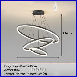 LED Pendant Light Kitchen Black Lamp Bar Chandelier Lighting Shop Ceiling Lights